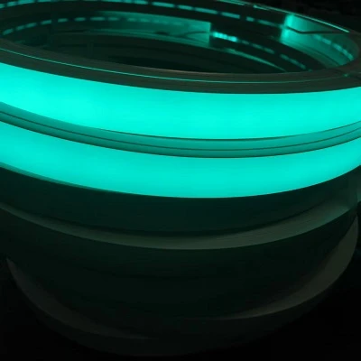 Custom Ice Blue Outdoor Neon Light Soluzzjoni Meħlus